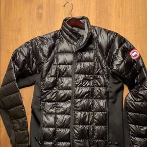 Men’s Canada Goose black and graphite Lg down coat